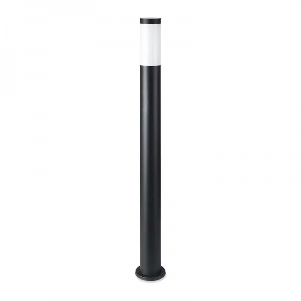 Paletto in Acciaio 110cm E27 Nero IP44